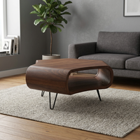 Table basse en bois massif pour salon, table à thé, table centrale, mobilier de maison, décoration intérieure moderne, accent de décoration