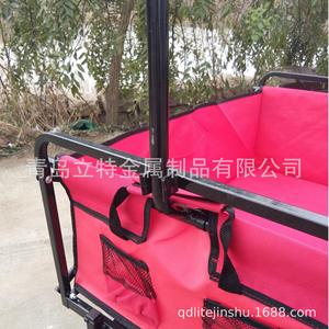 Qingdao Litet Metal Folding Camping <b>Cart</b> Four Wheel Oxford Cloth Outdoor Shopping <b>Cart</b> - Product Image 2