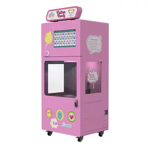 KT-10 Cartoon auto marshmallow machine marshmallow processing line Cotton Candy machine line ce certification