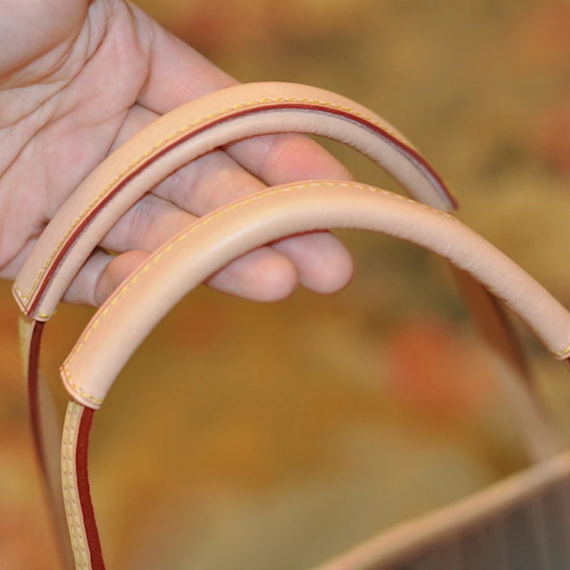 Комплект из двух кожаных ремней для защиты ручек, ремней через плечо, наплечных подушек, защитных чехлов для сумок