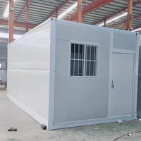 Casas Contenedor Plegables, Estructuras Portátiles Prefabricadas Simples, Construcción Temporal