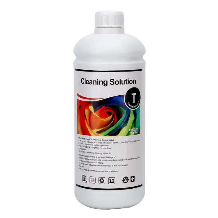 Goosam DTG Textile Pigment Ink testina di stampa liquido detergente soluzione detergente DTG per testina di stampa stampante DTG