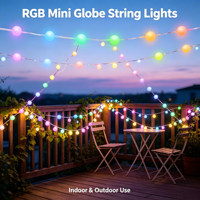 Guirlandes lumineuses RGB multicolores pour Noël, chambre à coucher, fête, chambre d'enfants, utilisation intérieure/extérieure, indice de protection IP68