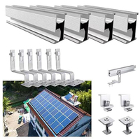 Soporte de montaje en suelo Angels para riel de paneles solares fotovoltaicos, estructura del sistema de montaje en suelo para sistemas fotovoltaicos