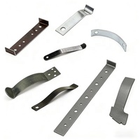 Clips à ressort plats en acier inoxydable sur mesure certifiés ISO9001, fabrication industrielle de précision, capacité de charge de 20 lb, OEM/ODM