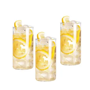 Borosilicate Barware Restaurant Hotel Drinking Tall Water Wine Juice Beer Whisky Cocktail Glasses Tumbler Highball glass Cup