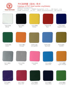 Rollo de Vinilo Termotransferible de PVC al por Mayor para Textiles, Vinilo HTV de Alta Temperatura para Camisetas, Impresión de Prendas, Colores Personalizados