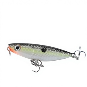 Señuelo <span class=keywords><strong>de</strong></span> Pesca Estilo Japonés, Micro Señuelo Flotante en Zigzag <span class=keywords><strong>de</strong></span> 45mm y 19g, Señuelo Artificial Tipo Lápiz, Acero Inoxidable - Product Image 1