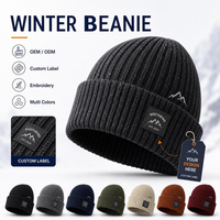 Chapeau Toque Personnalisé de Haute Qualité, Bonnet Tricoté Chaud pour l'Hiver, Conçu pour le Marché Canadien