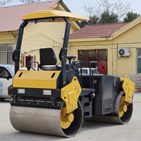 Compacteur routier de 4 tonnes certifié CE, fabriqué en Chine, pour le compactage du béton et de l'asphalte