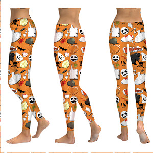 2019 Halloween Fitness Gym Personnalisé Imprimé <span class=keywords><strong>Leggings</strong></span> Pour <span class=keywords><strong>Les</strong></span> Femmes - Product Image 2