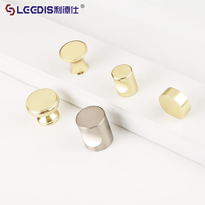 LGEDIS Modern Cabinet <b>Knobs</b> Aluminum Alloy Round Minimalist Design For Furniture Drawer Handle Wholesale - Product Image 4