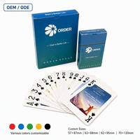 Cartes à Jouer Écologiques Personnalisées avec Logo et Boîte en Papier pour Cadeaux Promotionnels Familiaux