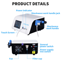 Vet Equine Shock Wave et Air Pression Shockwave Chiropractic Spine Medical Physiotherapy Equipment