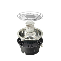 DD2058 Barbecue portable japonais sans fumée pour pique-niques, cuisson extérieure, gril de table, petit barbecue au charbon de bois pour le camping