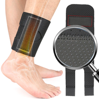 Attelle de compression pour pied et tibia pour le cyclisme, le ski et la randonnée, et bande de soutien pour la cheville et le mollet - Matériau EVA, usage adulte