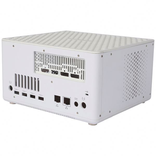 Metal Mini ITX NAS Storage Case with Aluminum Frame Open Design for Custom Gaming Server Mini Tower PC Build Projects Kit