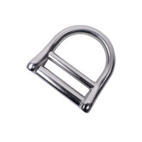 XINXING Marine 316 Anneau en D de largeur intérieure 52.5mm en acier inoxydable personnalisé pour accessoires de ceinture de sécurité