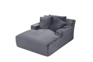 سينوماكس تصنيع المعدات الأصلية/التصميم الأصلي حسب الطلب كرسي استرخاء كبير الحجم داخلي بثلاثة مقاعد كنبة قماشية بدون هيكل داخلي مخملية من الكوردuroy سرير أريكة للنوم - Product Image 4