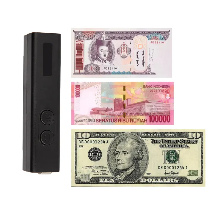 DC-A6 Equipamentos Financeiros Mini Portátil UV Money Detector Banknote Detector nós detector dinheiro do dólar portátil