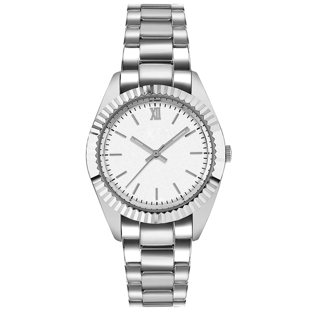 Own logo branded lady watch luxury stainless steel case and band Swiss quartz movement U3064