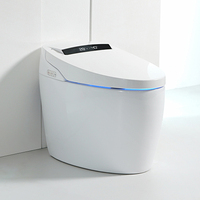 Offre Spéciale lavage automatique électrique intelligent wc cuvette de toilette salle de bain céramique chasse automatique intelligente toilette avec bidet
