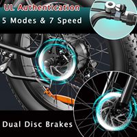 Harga eceran 20 inci suspensi penuh Emtb terbaik off Road sepeda gunung ban besar sepeda listrik Australia Au