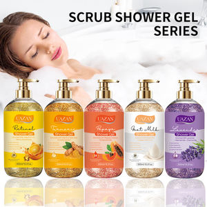 Etiqueta privada al por mayor 500ml Hidratante Piel Limpieza profunda Gel de ducha de cúrcuma Gel de ducha enriquecido con Ácido Kójico de vitamina C - Product Image 6