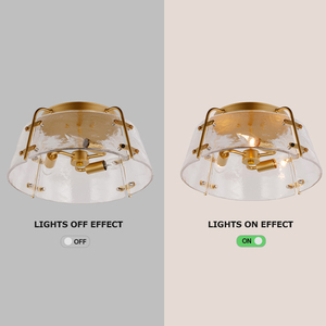 Venta al por mayor de fábrica, lámpara colgante de cristal de latón de estilo nórdico, restaurante, cafetería, cocina, lámparas de cristal modernas - Product Image 6