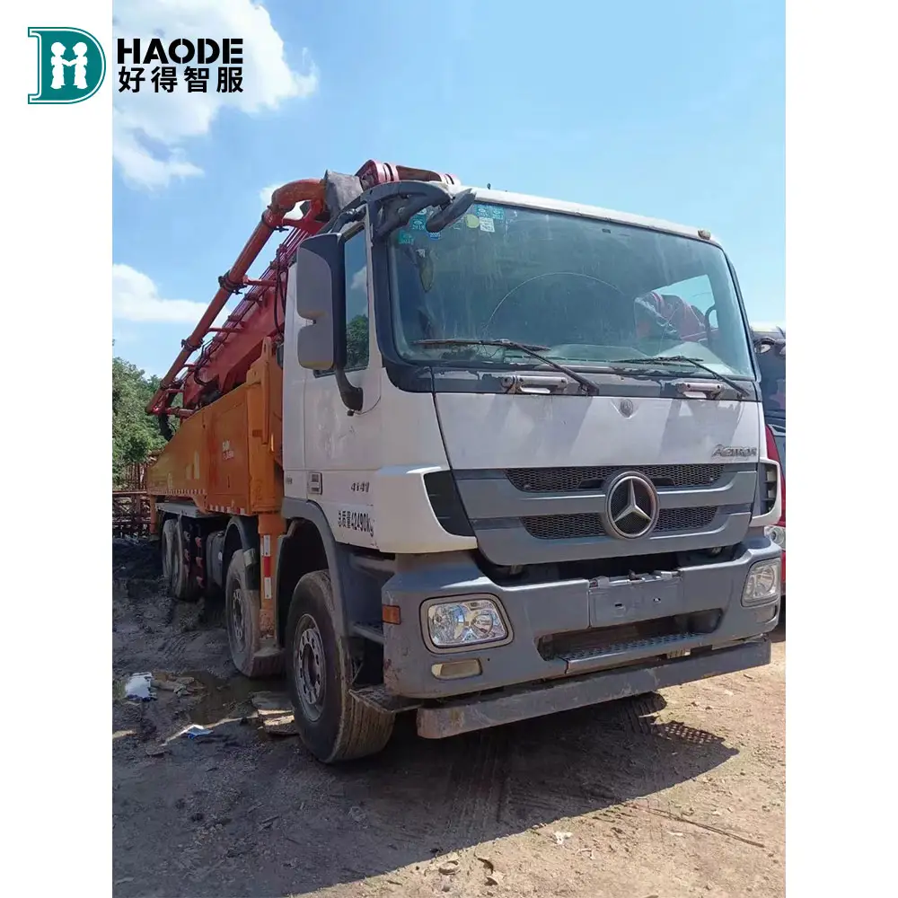 HAODE High Quality Used Concrete Pump Truck Sany SYM5426THB 56m Mortar Concrete Pump Truck Concrete Pumps Machine