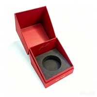 Coffret Cadeau Luxe à Couvercle Rabattable pour Bougie en Gros Boîte en Papier Rigide avec Insert Mousse EVA pour Emballage