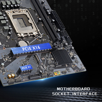 Carte mère de bureau Intel B760B4 Micro ATX DIY, chipset B760, LGA 1700, Intel 12e, 13e, 14e génération Core, MAX 64 Go DDR4, double M2SSD