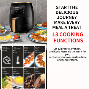<span class=keywords><strong>Freidora</strong></span> de <span class=keywords><strong>Aire</strong></span> Digital Eléctrica sin Aceite para Pollo, Papas Fritas y <span class=keywords><strong>Donuts</strong></span> - Product Image 3