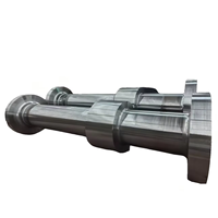 Services de forgeage sur mesure pour machines lourdes de grande taille en acier 40CrNiMo 42CrMo GH4169 34CrNi3Mo 4330V Pièces d'arbre forgées ASTM
