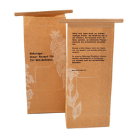 Sacs en papier kraft de luxe écologiques avec logo personnalisé, résistants à la graisse pour l'emballage alimentaire - pour sucre, pizza, options de lamination et gravure