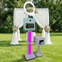 Cabina de Fotos Portátil al por Mayor con Pantalla Táctil LCD de 15.6 Pulgadas, PC DSLR, Máquina de Fotos Selfie para Bodas y Fiestas