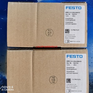 วาล์วควบคุมแรงดันแบบสัดส่วน Festo รุ่น VPPE-3-1-1/8-6-010-E1 สำหรับแก๊ส ขนาดพอร์ต 1/4 นิ้ว - Product Image 5