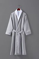 Peignoir d'hôtel personnalisé, tailles S M L XL XXL XXXL, qualité spa, hôtel 4 étoiles 5 étoiles, peignoir personnalisé, couleurs gris beige, peignoir pour hôtel