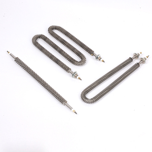 220v 4kw U Shape Industrial Stainless Steel Electric Resistance Tubular air <b>Finned</b> <b>Tube</b> <b>Heater</b> - Product Image 2