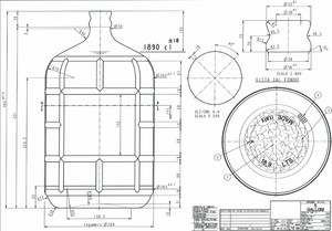 Alta qualità 1 gallone 3 galloni 5 galloni acqua vino frutta birra fatta in casa di vetro carboy di grandi dimensioni - Product Image 4