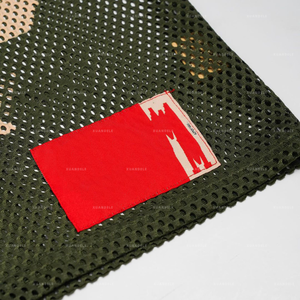 Verano manga corta hombro caído gran tamaño malla pesada poliéster Dtg impresión camiseta 300 Gsm Boxy recortada <span class=keywords><strong>Camo</strong></span> Jersey camisas - Product Image 4