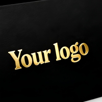 Boîtes cadeaux magnétiques en gros avec logo personnalisé, dorure à chaud, pelliculage mat, en papier noir recyclable, pour foulards et accessoires de mode
