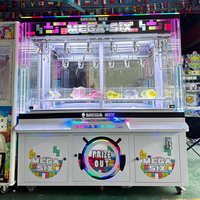 Nouvelle conception de machine à monnayeur à six griffes géante pour attraper des jouets, machine de jeu d'arcade pour aire de jeux intérieure et parc d'attractions