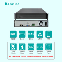 Logiciel RAID 0 1 5 6 10 VMS, application mobile, industriel, 64 canaux, 4K, 8MP, H265, AI, projecteur NVR