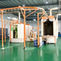 Ligne de production de peinture par pulvérisation entièrement automatique économique et peu coûteuse pour les profilés en aluminium
