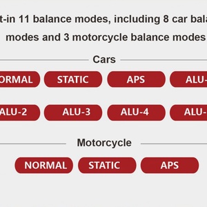 Équipement d'équilibrage et d'alignement des roues LAUNCH KWB-412 avec 11 modes d'équilibrage, machine d'équilibrage des roues pour atelier de réparation automobile - Product Image 3
