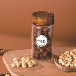 Beurre de cacao solide en conserve, chocolat noir pur fait main haut de gamme, amandes, noisettes, noix de pécan, fèves brutes 31%-60%, prêt à consommer - Product Image 4