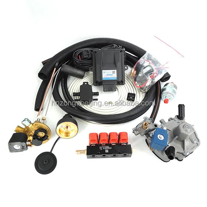 HN48 The gasoline to cng lpg kit electronic control system includes ecu switch and sensors for 3/4/6/8-Cylinder Conversion Kits