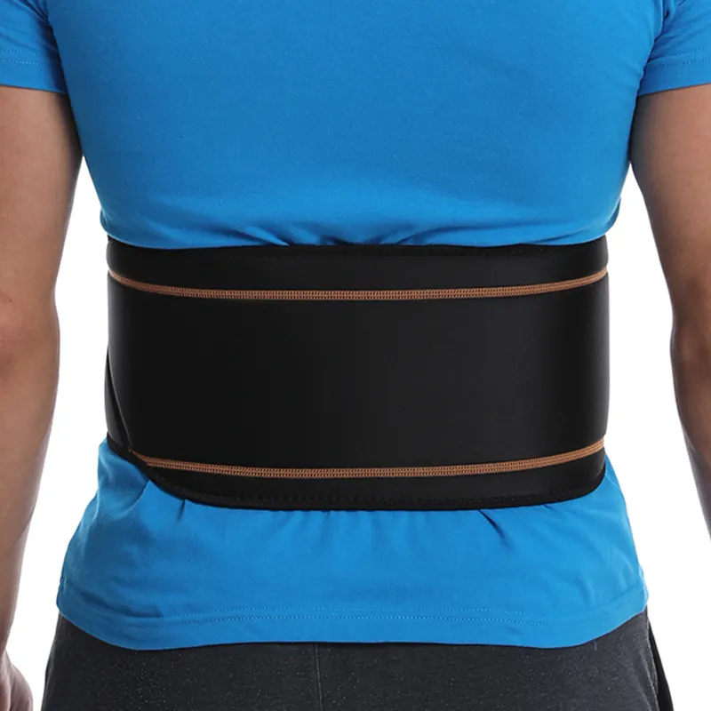 Wholesale Magnetic Therapy Lower Back Brace Black Adult Highly Elastic Copper Ion Waist Support Belt Lumbar Support