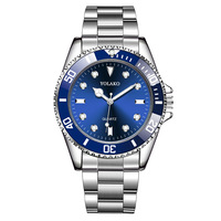 Montre à quartz pour homme avec mouvement Citizen, boîtier en alliage et bracelet en acier inoxydable, logo personnalisé, vente en gros, fabricant chinois